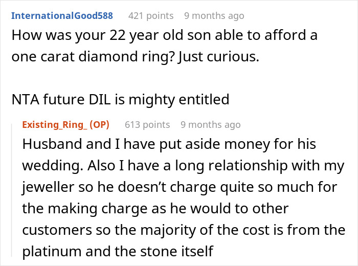 DIL Demands That MIL Give Up Her Emerald Ring As An Heirloom Engagement Ring, Is Told To Get Out