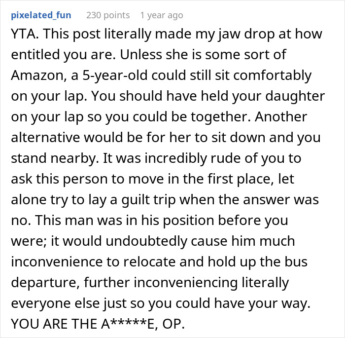 Mom Is Livid After Disabled Person On Bus Refused To Move So She Could Sit Together With Her 5YO