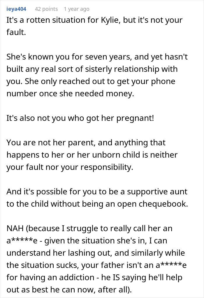 Woman Thinks Her Pregnancy Entitles Her To Generational Wealth, Is Reminded Of Her Place