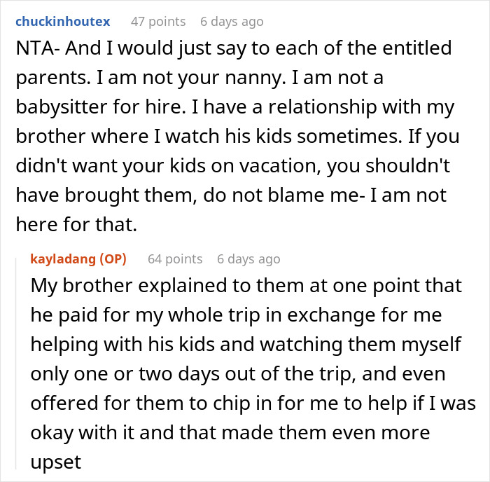 Delusional Parents Think Woman Is Their Free Babysitter On Vacation, She Crushes Their Entitlement