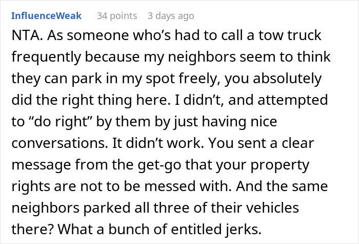 Neighbors Think They Can Park In Person’s Garage Without Permission, Get A $1,000 Reality Check