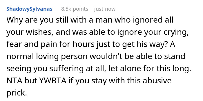 “[Am I The Jerk] For Telling My Husband That He Absolutely Ruined The Birth Of Our Child?”