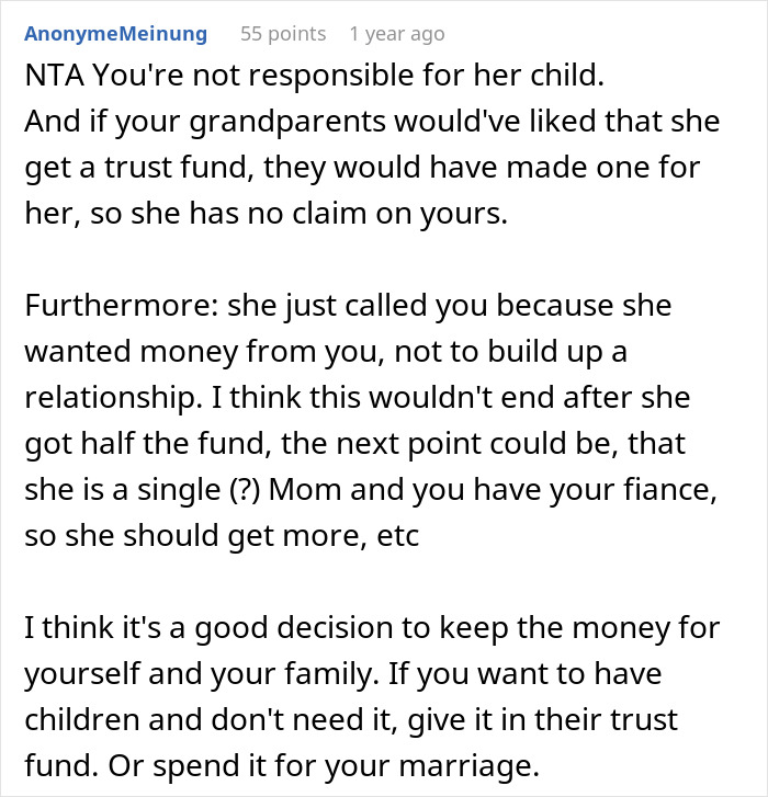 Woman Thinks Her Pregnancy Entitles Her To Generational Wealth, Is Reminded Of Her Place