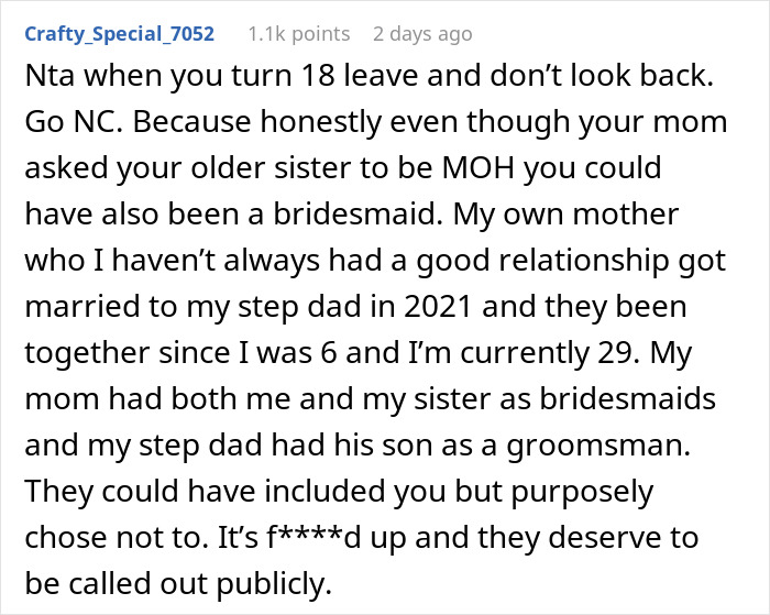 Parents Forget To Make Space For Their Youngest Daughter In Their Wedding, Get Publicly Shamed