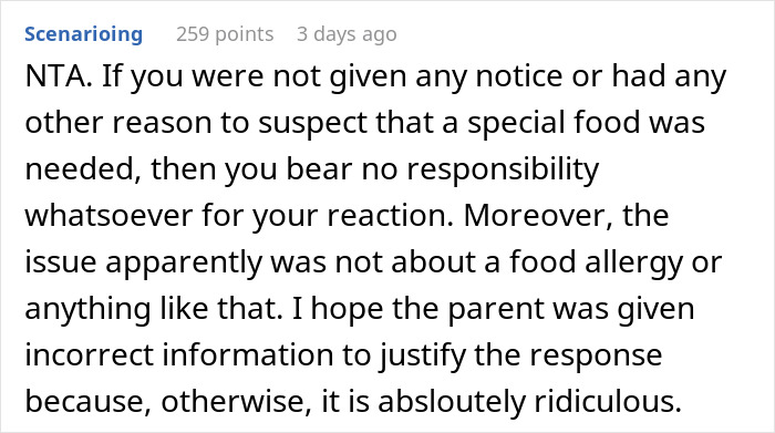 Child Rejects Their Go-To Food After An Harmless Joke At A Birthday Party