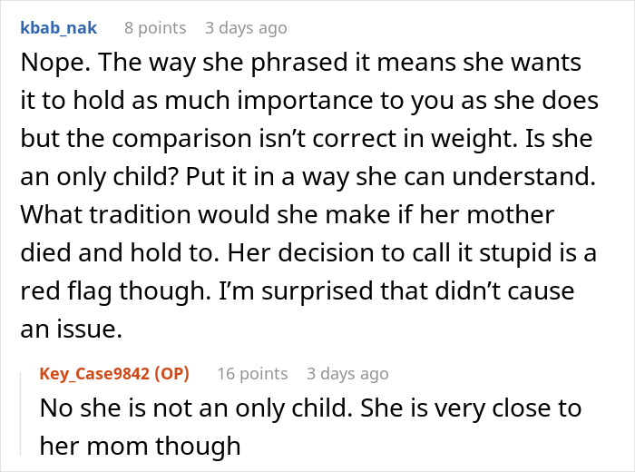 Man’s Grief Ritual Ends In A Cold Breakup After GF Is Forced To Have Lunch Date With Mom Alone