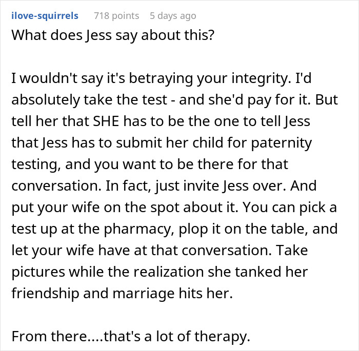 “I'm Betraying My Integrity”: Man Refuses To Take A Paternity Test For His Wife’s Friend’s Baby