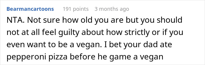 Teen Gets A Huge Lecture For Daring To Break His Vegan Diet And Trying Pizza With Cheese At School