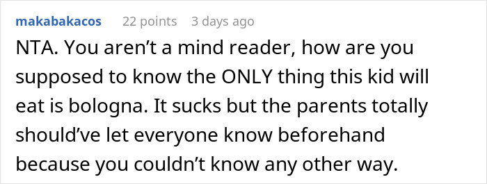 Child Rejects Their Go-To Food After An Harmless Joke At A Birthday Party