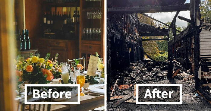 Couple’s Wedding Venue Burns Down Hours Before Ceremony, Amazing Community Teams Up To Rebuild It