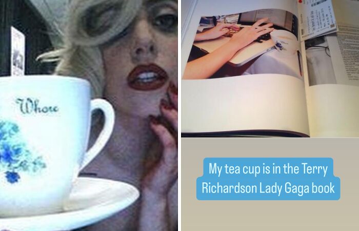 Lady Gaga Sips Out Of The Tea Cup I Made