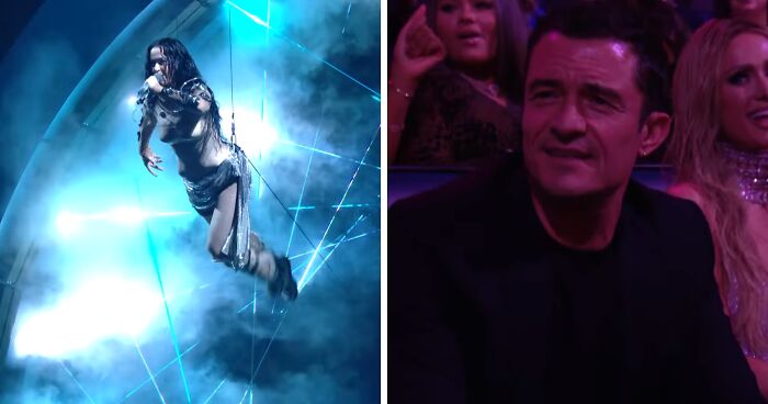 Orlando Bloom’s Confused Face During Katy Perry’s VMA Performance Has Fans In Stitches