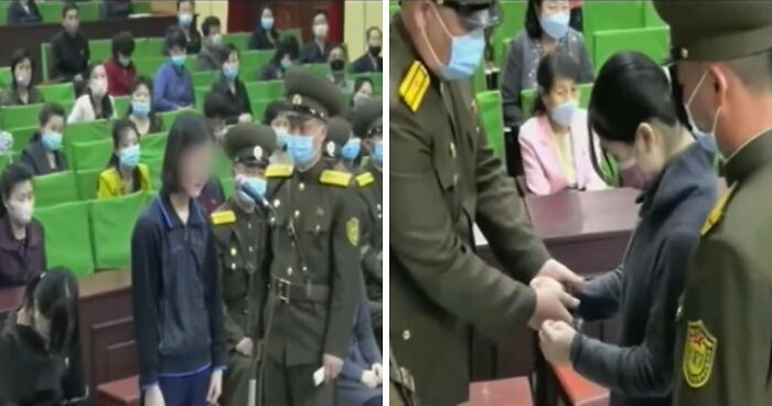 Teenage Girls Humiliated In Public Parade For Watching K-Drama In North Korea