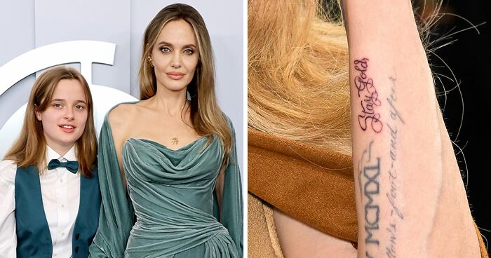 Angelina Jolie’s Matching Tattoo With Teen Daughter Sparks Outrage: “Shame On Her”