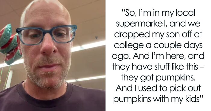 Halloween Goods Make A Dad Realize How Sad He Is About Becoming An Empty Nester, Makes A Video