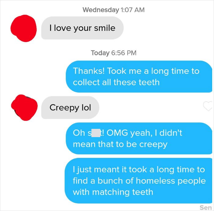 50 Strange  Cringe And Bizarre Screenshots From Dating Apps - 77