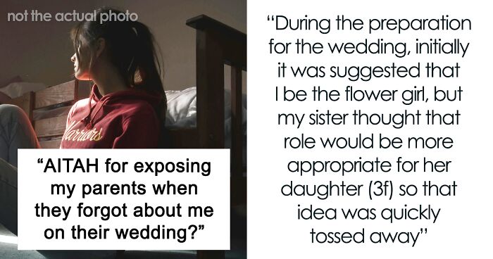 “I Completely Ruined My Parents’ Wedding”: Teen Exposes Parents For Forgetting To Invite Her