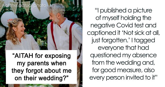 Teen Publicly Exposes Her Parents About Forgetting To Invite Her To Their Wedding, Regrets It