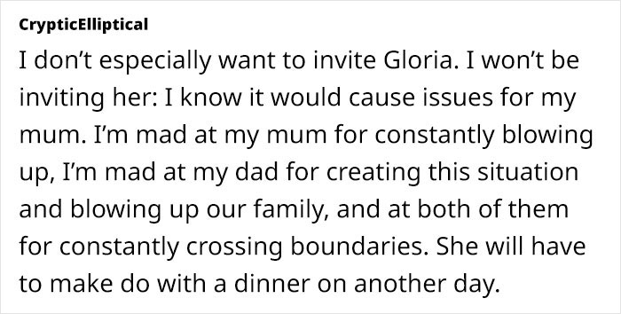 Sensitive Mom Cried For A Month As Dad Got New GF After Divorce, Bride Doesn't Want GF At Wedding