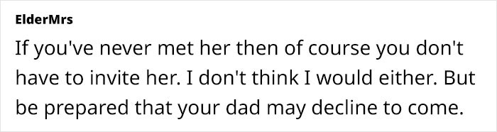 Sensitive Mom Cried For A Month As Dad Got New GF After Divorce, Bride Doesn't Want GF At Wedding