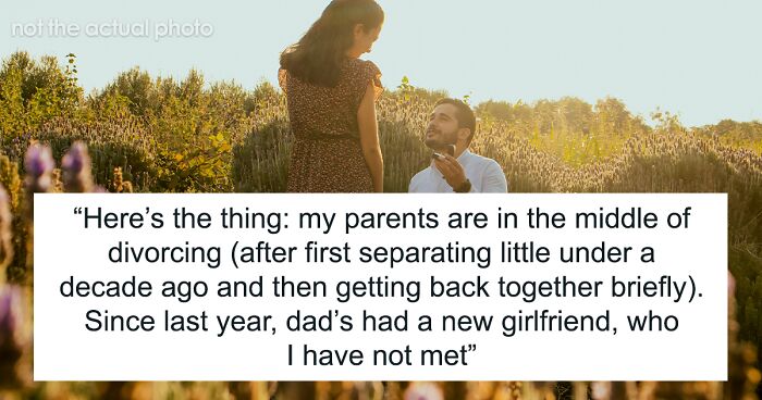 Sensitive Mom Cried For A Month As Dad Got New GF After Divorce, Bride Doesn't Want GF At Wedding