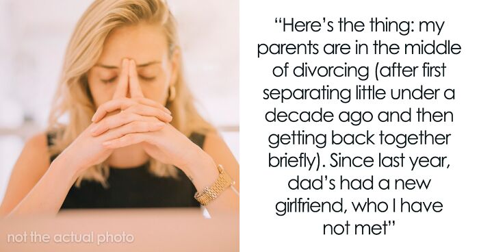 Sensitive Mom Cried For A Month As Dad Got New GF After Divorce, Bride Doesn't Want GF At Wedding