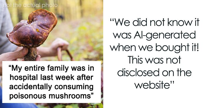 Family Uses A Mushroom Identification Book, Learns The Hard Way It Was AI-Generated