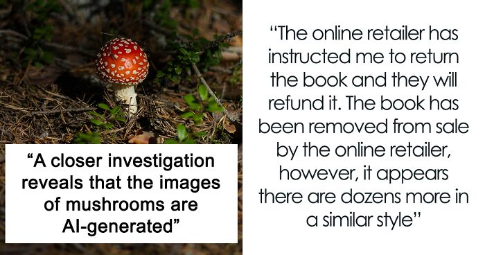 Family Uses A Mushroom Identification Book, Learns The Hard Way It Was AI-Generated