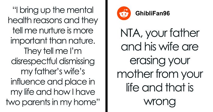 16YO Has Had Enough Of Dad And Stepmom Ignoring Her Mental Health Issues, Finally Snaps