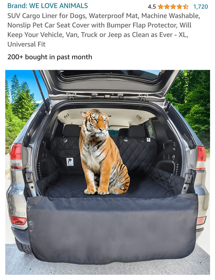 "Finally! I can take my tiger on road trips 😂" - LooneyLunaGirl