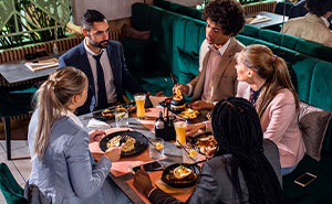 Guy Starts Ordering A Lot Of Food After Coworkers Refuse To Stop Splitting The Bill