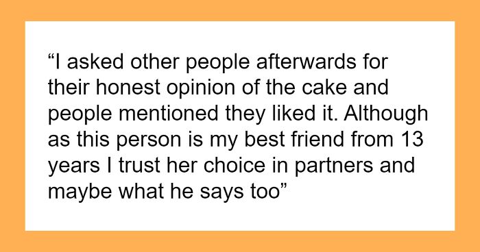 Woman Bakes Her Own B-Day Cake For Party, Friend's New BF Slams His Slice In The Trash