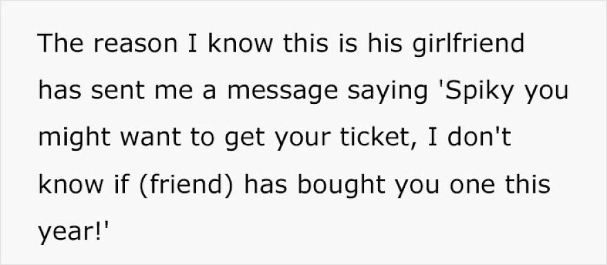 Woman Is Puzzled After Friend Doesn’t Buy Her A Ticket With No Warning After Doing It For 17 Years