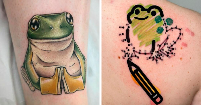 100 Tattoos That Might Make You Fall In Love With Frogs