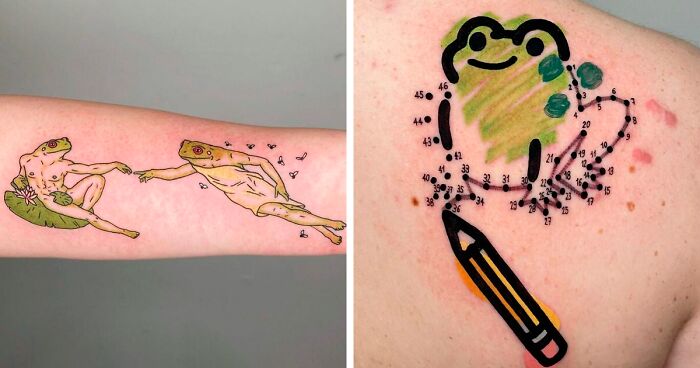 100 Adorable, Creative And Just Awesome Frog Tattoos