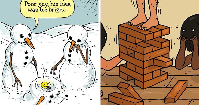 20 Absurdly Humorous One-Panel Comics By Joseph Nowak