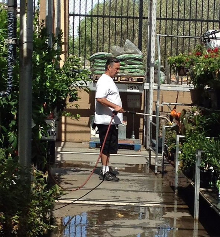 I Lost My Dad At Walmart And Ended Up Finding Him In The Garden Section Watering Plants