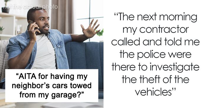 Police Gets Involved After Homeowner Tows 3 Neighbors Cars From Their Garage