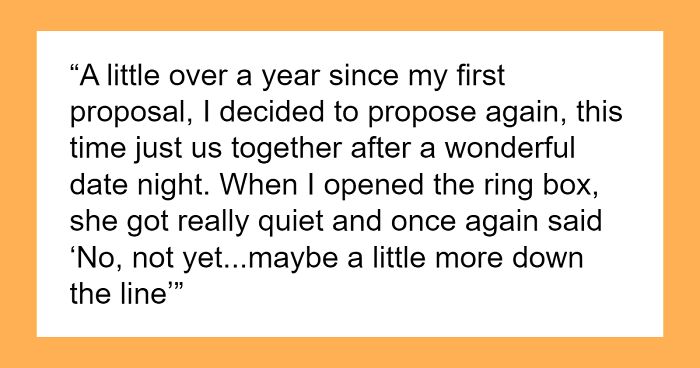 39YO Woman Says “No” Twice To Marriage, Her Boyfriend Says “Bye” Before There’s A Third Time