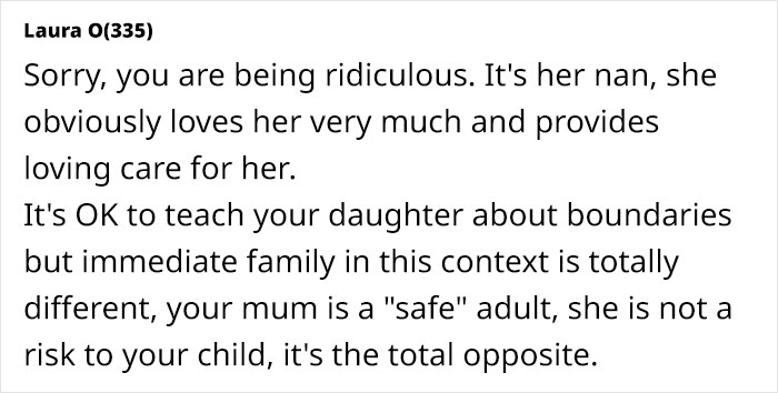 Granny Says 3YO Granddaughter Doesn’t Know What She Wants, Insists On Kissing Her As She Says No 