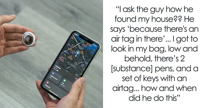 Gym Guy “Leaves” AirTag In Guy’s Bag, His Friend Then Shows Up Hours Later To Guy’s House