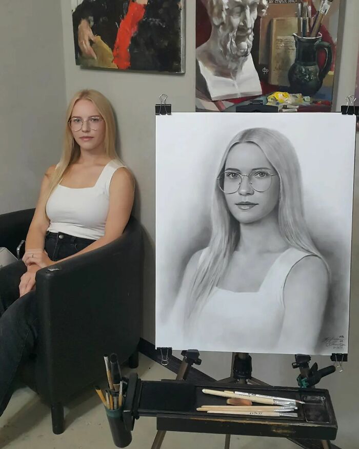 Street Artist Draws Realistic Portraits In One Hour (25 New Pics)