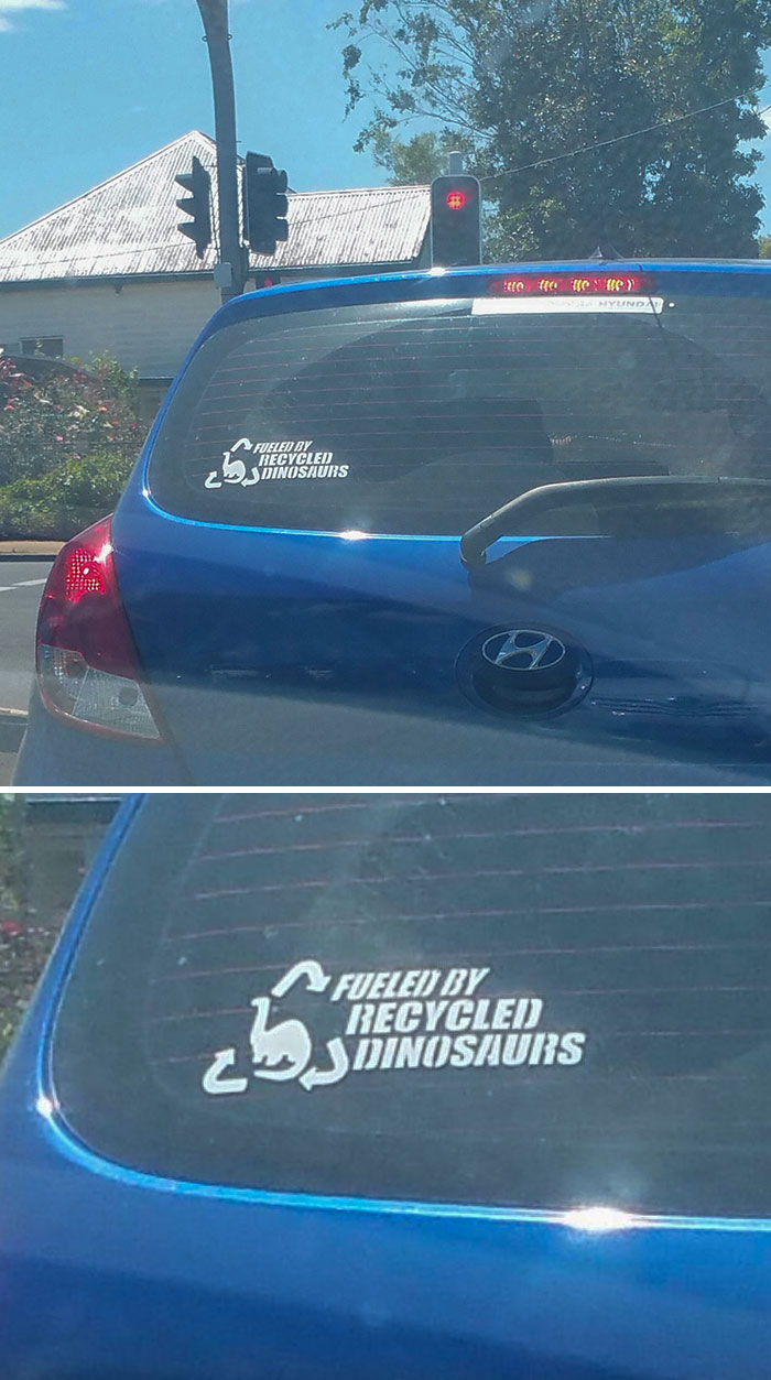 Best Sticker I've Seen On A Car In A While