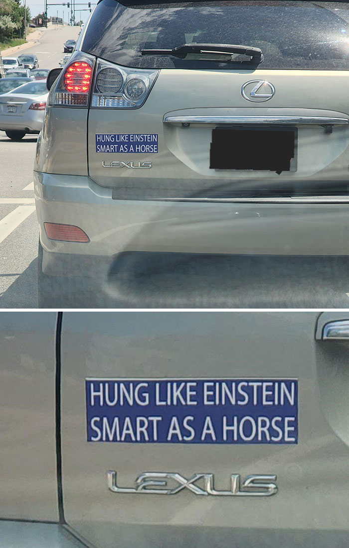 Saw This Bumper Sticker Today