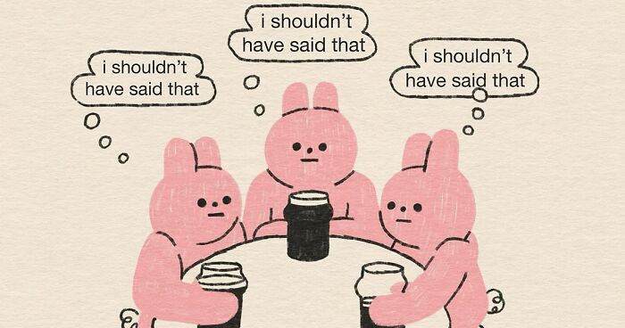 47 Adorably Sassy Pink Rabbits That Are Both Cute And Relatable, By Clarice Tudor