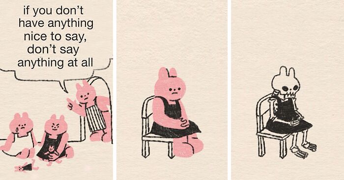 Snarky British Humor Delivered Through Sassy Pink Rabbits By Clarice Tudor (30 Pics)