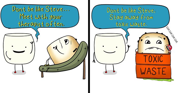 My 10 One-Panel Comics Featuring Two Marshmallows