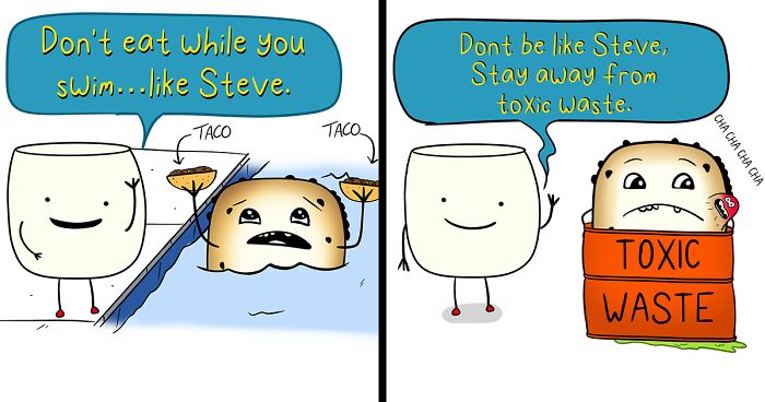 My 10 One-Panel Comics Featuring Two Marshmallows