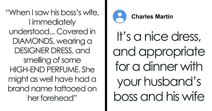 Man Tells Wife She's Embarrassing Him With Her Look At Dinner With His Boss, She's Heartbroken