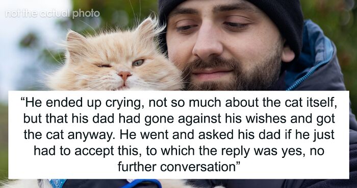 Mom, Kids, Stupefied After Dad Brings Home Kitten Nobody But Him Wants 